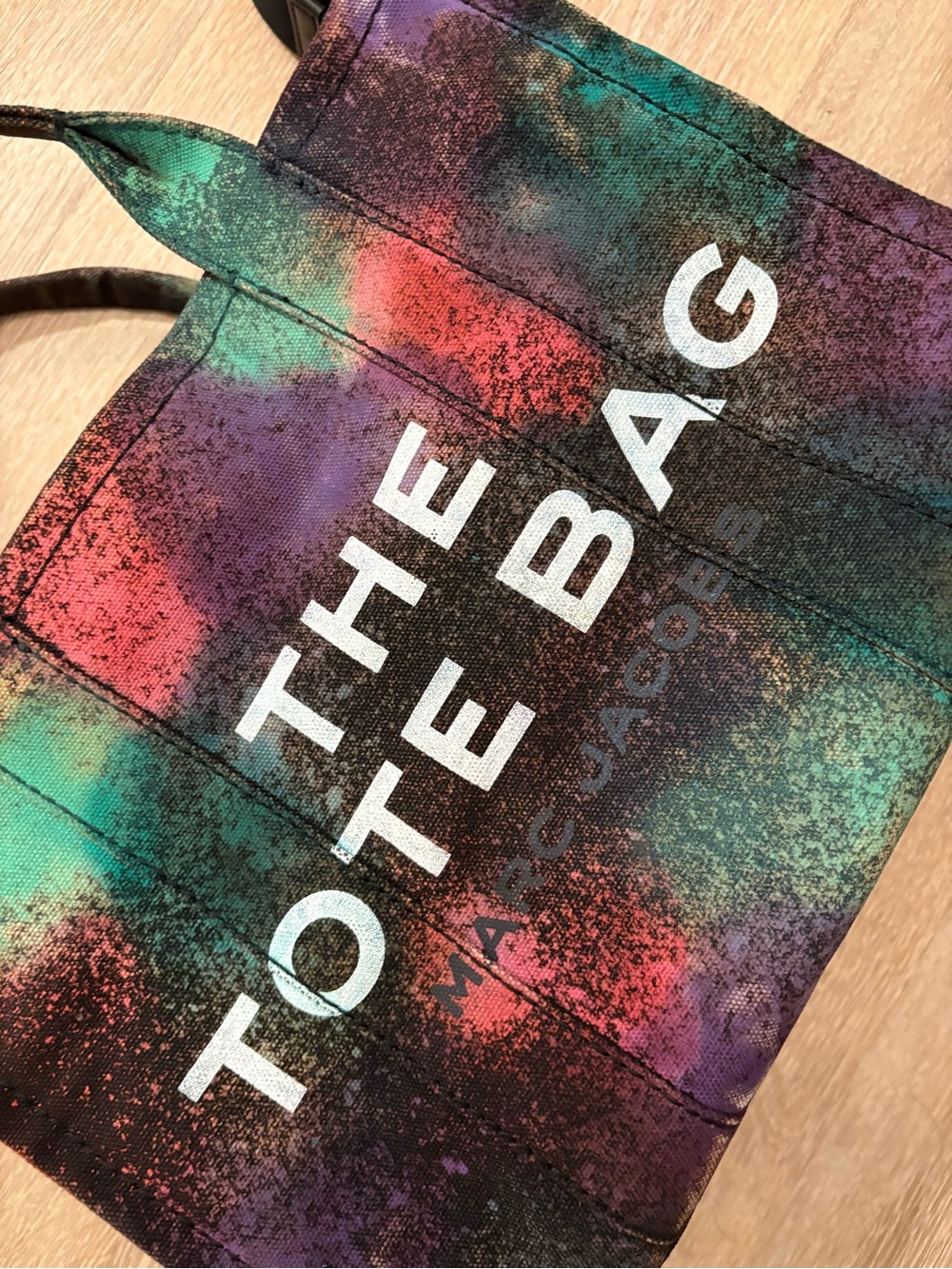 Medium Marc Jacobs Berry Skittles Splatter The Tote Bag - Picture 2 of 14